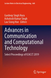Enlarge image Cover: Advances in Communication and Computational Technology - Springer