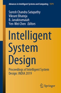 Enlarge image Cover: Intelligent System Design - Springer