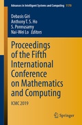 Cover: Proceedings of the Fifth International Conference on Mathematics and Computing - Springer