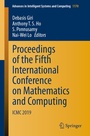 Cover: Proceedings of the Fifth International Conference on Mathematics and Computing - Springer