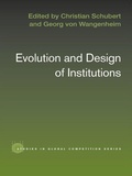 Cover: Evolution and Design of Institutions - Routledge