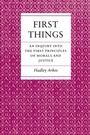 Cover: First Things - Princeton University Press