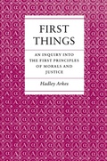 Cover: First Things - Princeton University Press
