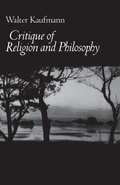 Cover: Critique of Religion and Philosophy - Princeton University Press