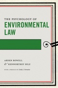 Bild: The Psychology of Environmental Law - New York University Press