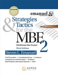 Cover: Strategies and Tactics for the MBE 2 - Wolters Kluwer Law & Business