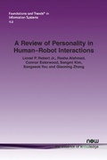 Cover: A Review of Personality in Human-Robot Interactions - now publishers Inc
