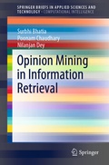 Cover: Opinion Mining in Information Retrieval - Springer