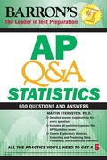 Cover: AP Q&A Statistics:With 600 Questions and Answers - Barrons Educational Services