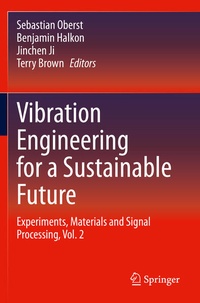 Enlarge image Cover: Vibration Engineering for a Sustainable Future - Springer