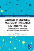 Cover: Advances in Discourse Analysis of Translation and Interpreting - Routledge