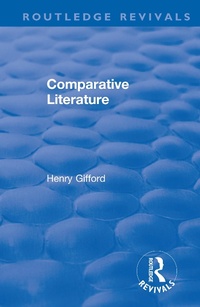 Enlarge image Cover: Comparative Literature - Routledge