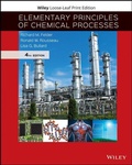 Cover: Elementary Principles of Chemical Processes - Wiley
