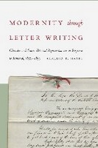 Enlarge image Cover: Modernity Through Letter Writing - University of Nebraska Press