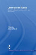 Cover: Late Stalinist Russia - Routledge