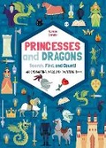 Cover: Princesses and Dragons: An enchanting maze and counting book - White Star
