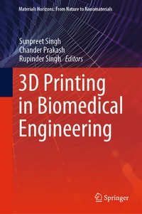 Abbildung von: 3D Printing in Biomedical Engineering - Springer