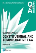 Cover: Law Express Question and Answer: Constitutional and Administrative Law - Pearson Education Limited