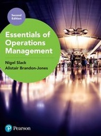 Enlarge image Cover: Essentials of Operations Management - Pearson Education Limited
