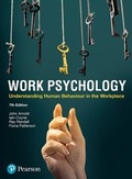 Cover: Work Psychology - Pearson Education Limited