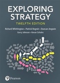Cover: Exploring Strategy, Text Only, 12th Edition - Pearson Education Limited