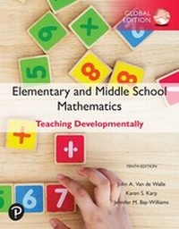 Enlarge image Cover: Elementary and Middle School Mathematics: Teaching Developmentally, eBook, Global Edition - Pearson