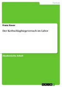 Abbildung von: Der Kerbschlagbiegeversuch im Labor - GRIN Verlag