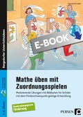 Cover: Mathe &uuml;ben mit Zuordnungsspielen - Persen Verlag in der AAP Lehrerwelt GmbH