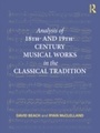 Cover: Analysis of 18th- and 19th-Century Musical Works in the Classical Tradition - Routledge