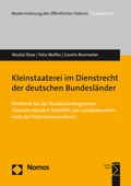 Abbildung von: Kleinstaaterei im Dienstrecht der deutschen Bundesländer - Nomos