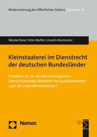 Abbildung von: Kleinstaaterei im Dienstrecht der deutschen Bundesländer - Nomos