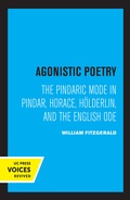 Cover: Agonistic Poetry - University of California Press