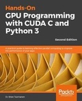 Cover: Hands-On GPU programming with CUDA C and Python 3 - - Packt Publishing