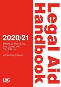 Enlarge image Cover: Legal Aid Handbook 2020/21 - Legal Action Group