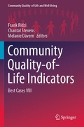 Cover: Community Quality-of-Life Indicators - Springer