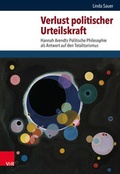 Cover: Verlust politischer Urteilskraft - Vandenhoeck & Ruprecht
