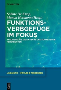 Abbildung von: Funktionsverbgefüge im Fokus - De Gruyter