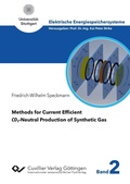Cover: Methods for Current Efficient CO2-Neutral Production of Synthetic Gas - Cuvillier Verlag eBooks