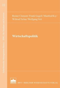 Abbildung von: Wirtschaftspolitik - Berliner Wissenschafts-Verlag