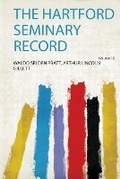 Cover: The Hartford Seminary Record: Volume 18 - HardPress Ltd
