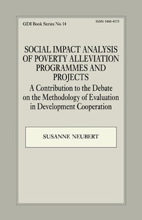 Enlarge image Cover: Social Impact Analysis of Poverty Alleviation Programmes and Projects - Routledge