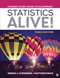 Cover: Student Study Guide to Accompany Statistics Alive! - SAGE Publications Inc
