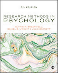 Enlarge image Cover: Research Methods in Psychology - SAGE Publications Ltd
