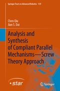 Cover: Analysis and Synthesis of Compliant Parallel Mechanisms-Screw Theory Approach - Springer
