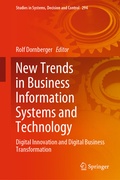 Cover: New Trends in Business Information Systems and Technology - Springer