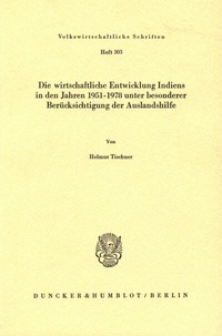 Abbildung von: Die wirtschaftliche Entwicklung Indiens in den Jahren 1951 - 1978 unter besonderer Berücksichtigung der Auslandshilfe. - fibre