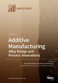 Cover: Additive Manufacturing - MDPI
