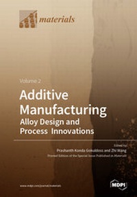 Enlarge image Cover: Additive Manufacturing - MDPI