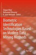 Cover: Biometric Identification Technologies Based on Modern Data Mining Methods - Springer