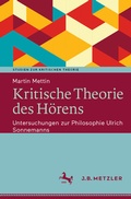 Cover: Kritische Theorie des H&ouml;rens - J.B. Metzler